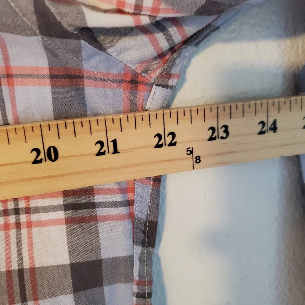 J.Crew Madras Shirts Tailored Fit Plaid Button Down Long Sleeve‎ Men's Large